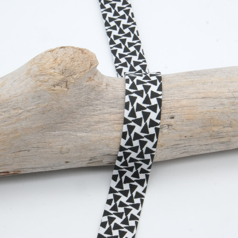 18mm Geometric Bias Binding - Triangle - Maison Klem